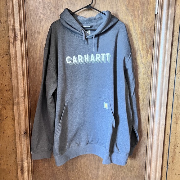 Carhartt Other - CARHARTT-Men's Rain Defender Dark‎ Gray Hoodie Size 3XL NWT
